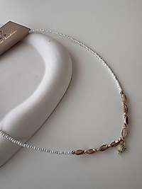 Kahve Taşlı Şans Kolyesi