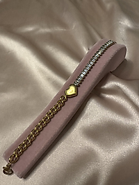 Su yolu kalp detay bileklik