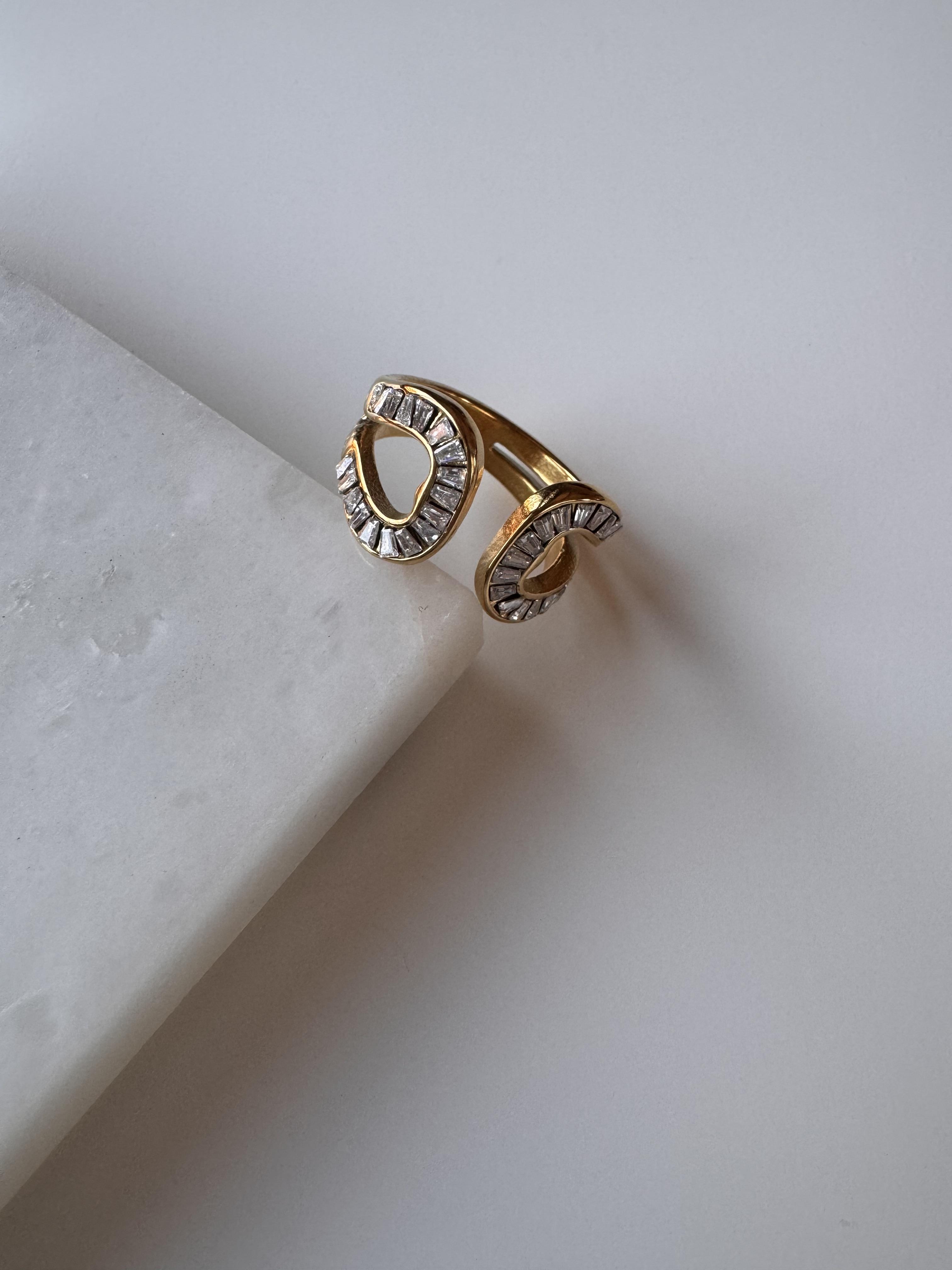 Taşlı Çelik Yüzük